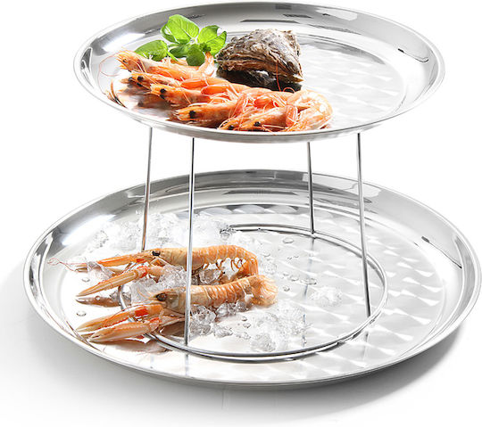 Steel Display Platters Base Seafood Hendi 480519