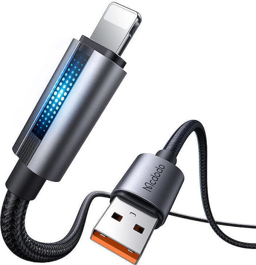 Mcdodo USB-A to Lightning Cable 18W Μαύρο 1.2m 522R81