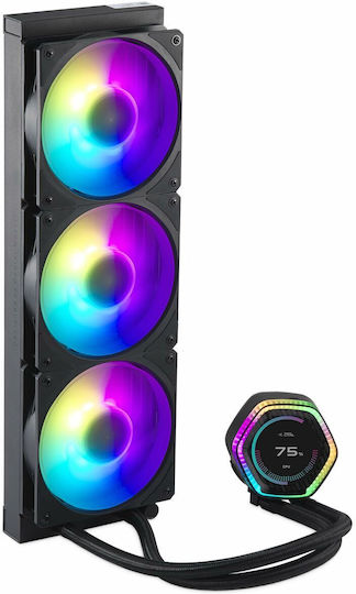 CoolerMaster MasterLiquid 360 ION Υδρόψυξη AIO CPU με 3 Ανεμιστήρες 120mm και ARGB Φωτισμό