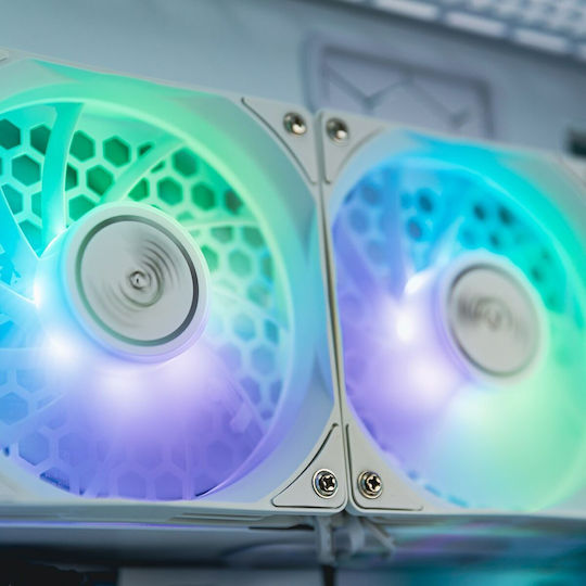 Valkyrie Jarn 280 RGB Υδρόψυξη AIO CPU με 2 Ανεμιστήρες 140mm Λευκή