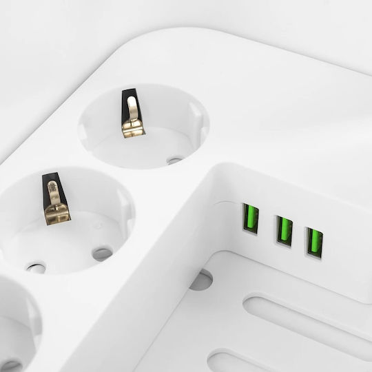 Organizer Box Charging Station 5xac 3xusb Outlets