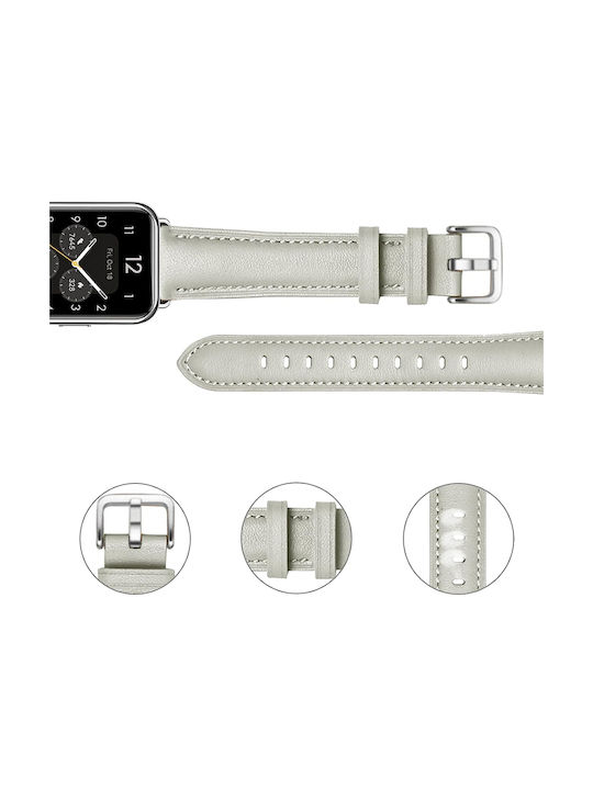Natürlicher Lederarmband für Huawei Watch Fit 2