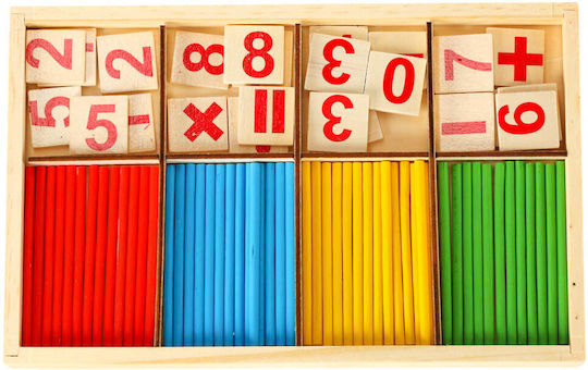 Abakusstäbe Messset + Zahlen Montessori Lernspielzeug