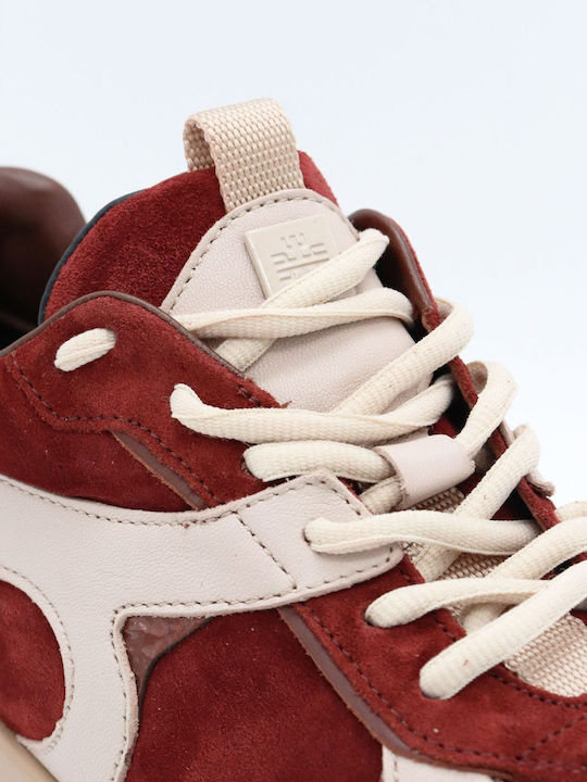 Damen Sneakers Multicolor Beige / Burgundy / Brown