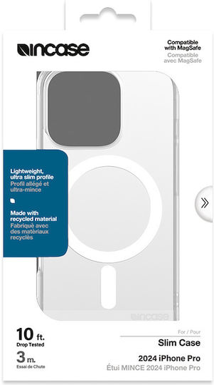 Тънък калъф Incase Magsafe за iPhone 16 Pro, прозрачен