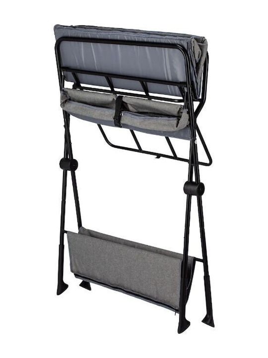 Baby Changing Table Furniture Gray 76.5x71x90cm