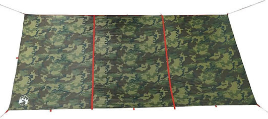 vidaXL Shade Sail Green With Hoop & with PU Coating 4.2x4.51m 62gr/m²
