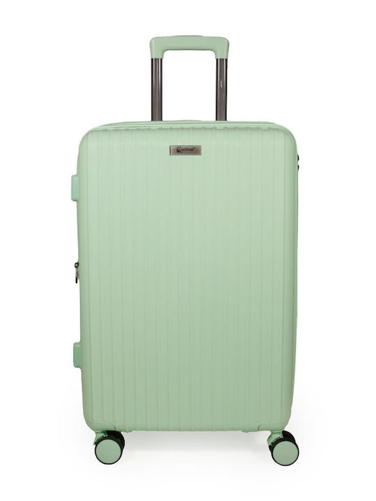Cardinal Koffer Hart Türkis Maximale Höhe 68cm mit 4 Räder Set 2 Stück