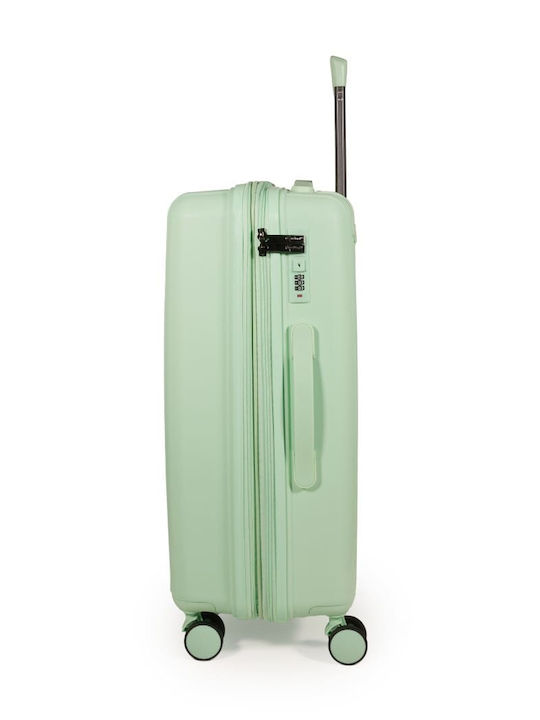 Cardinal Koffer Hart Türkis Maximale Höhe 68cm mit 4 Räder Set 2 Stück