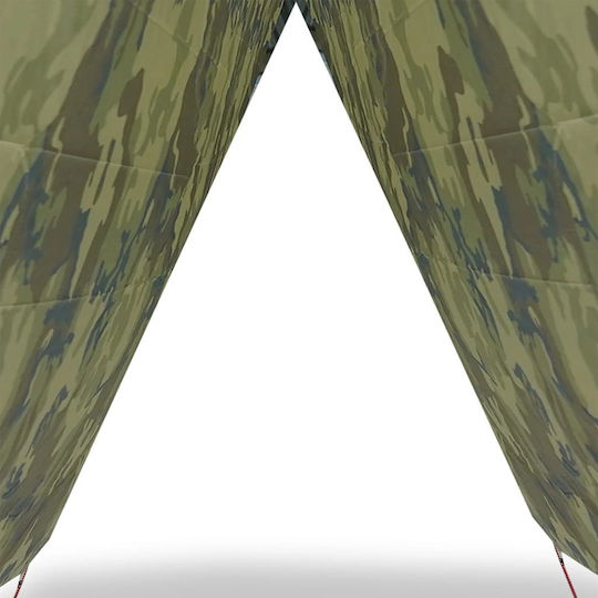 vidaXL Shade Sail Green With Hoop & with PU Coating 4.2x4.51m 62gr/m²
