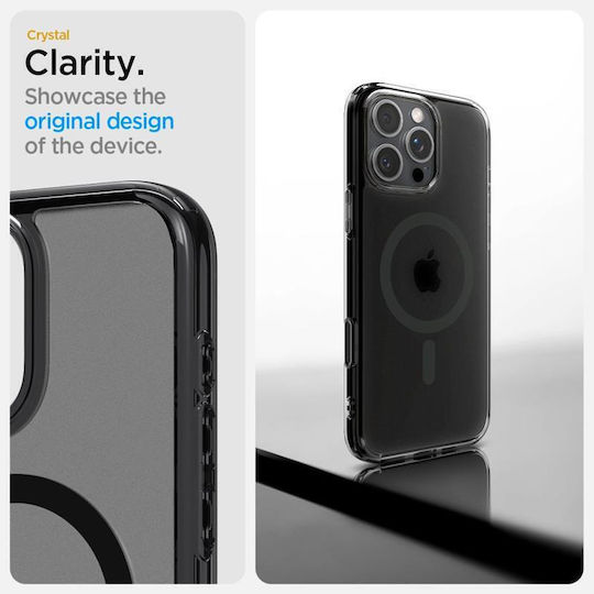 Spigen Ultra Hybrid T MagSafe Back Cover Πλαστικό 2mm Μαύρο (iPhone 16 Pro)