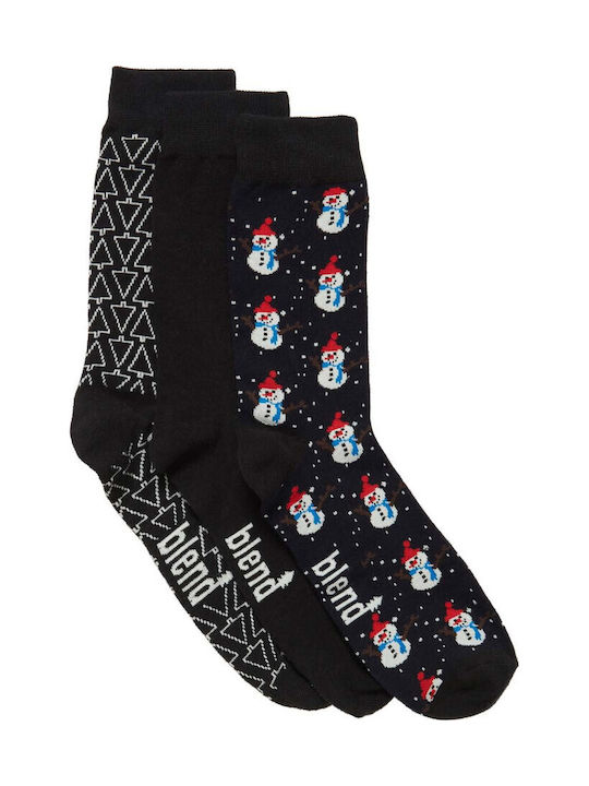 Blend Weihnachtssocken Blau 3Pack