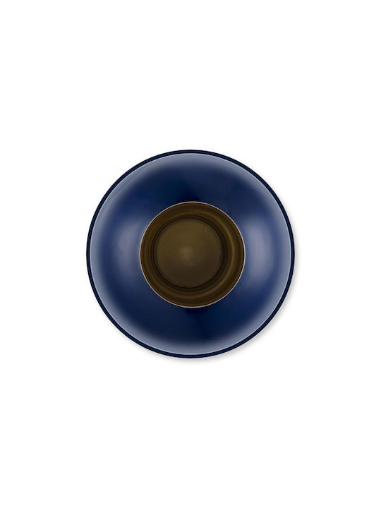 Pip Studio Metallvase Blau 31,5 cm x 42 cm