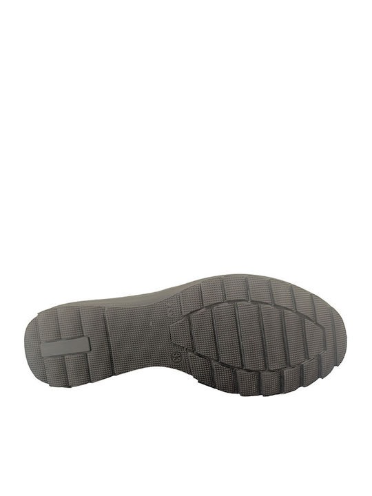 Lederne Kinderstiefel mit Reißverschluss Schwarze