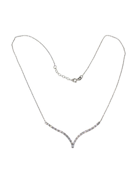 Roloi Kaliamanis Necklace Made of 14K White Gold Roloi Kaliamanis Necklace Made of 14K White Gold