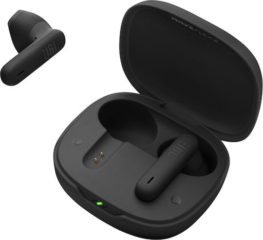 JBL Wave Flex 2 Earbud Bluetooth Handsfree Earphones with Sweat Resistance and Charging Case Black