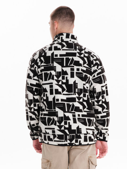 Ανδρική Ζακέτα Fleece λευκή