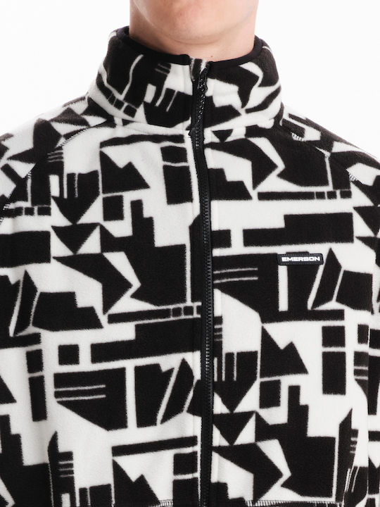Ανδρική Ζακέτα Fleece λευκή