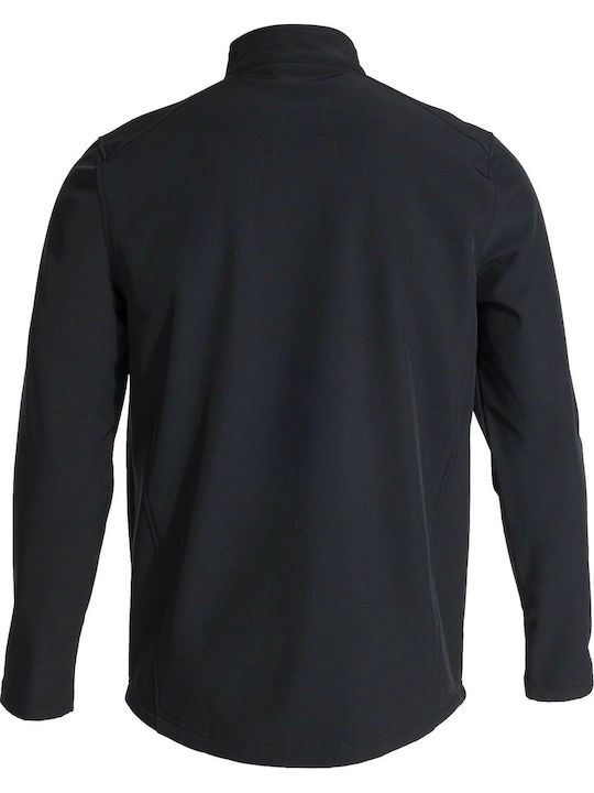 Χειμωνιάτικο Μπουφάν Softshell Αδιάβροχο και Αντιανεμικό Μαύρο