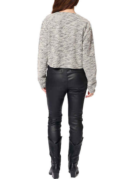 Schwarz Damen Bolero
