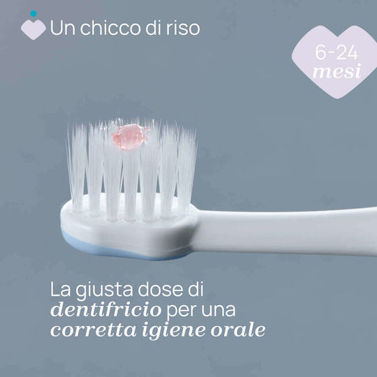 Chicco Бебешка Четка за Зъби за 6m+ Светлосиня
