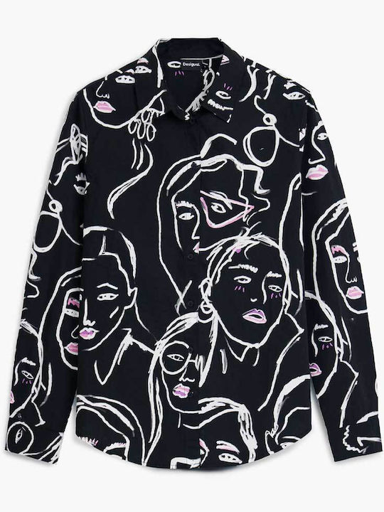 Women's Long Sleeve Shirt Black