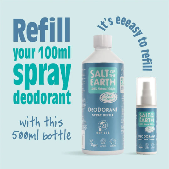 Salt of the Earth Ocean Coconut Αποσμητικό Refill 500ml