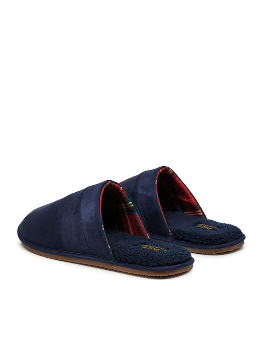 Klarence Men's Slippers with Fur Blue