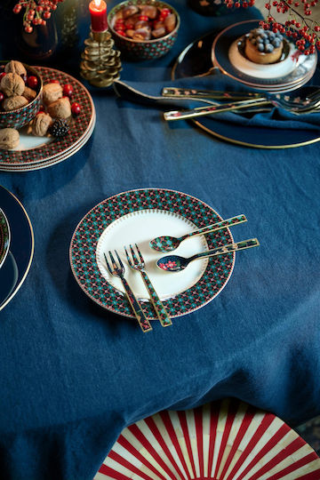 PiP Studio Κουτάλι Μεταλλικό Μπλε 14.5cm