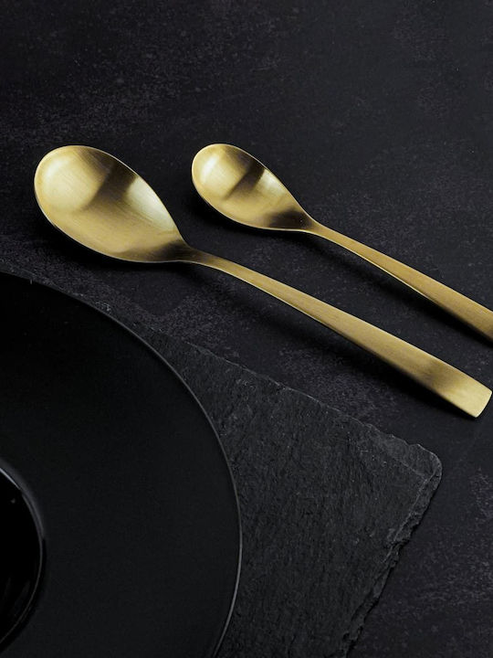 Dalper Dalper Löffel Für Dessert / Eiscreme Rostfreier Stahl Gold
