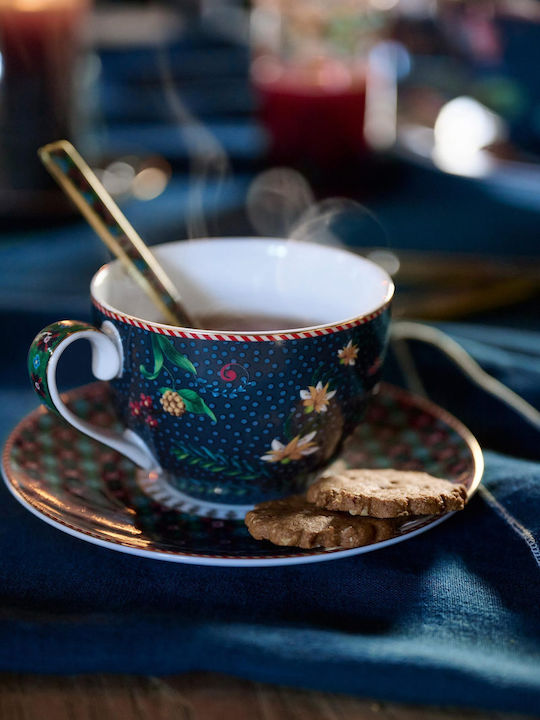 PiP Studio Berry Set Tassen Tee aus Porzellan Mehrfarbig 280ml 2Stück