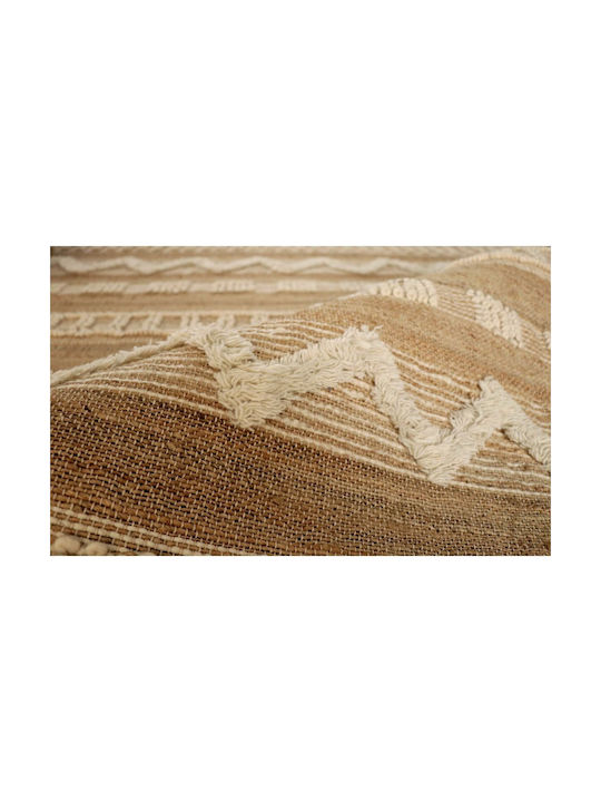 Home Esprit Anti-slip Rug Rectangular Summer White Brown