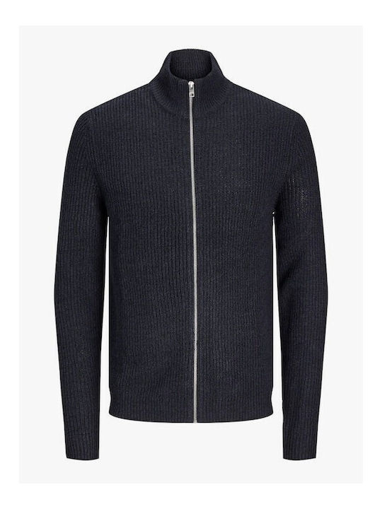 Jack & Jones Men's Knitted Cardigan Navy