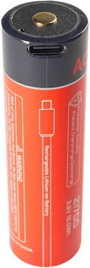 Acebeam Επαναφορτιζόμενη Μπαταρία 21700 Li-ion 5000mAh 1τμχ