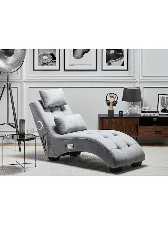 Berwyn 1426 Velvet Gray Recliner 82x66x157 cm