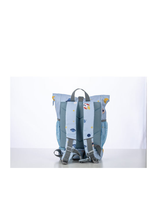 FreeOn Adventure Σχολική Τσάντα Πλάτης Δημοτικού Μπλε με Θήκη για Παγούρι