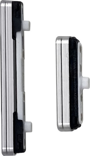 Clappio Power Volume Button Samsung Galaxy S22 S22 Plus White