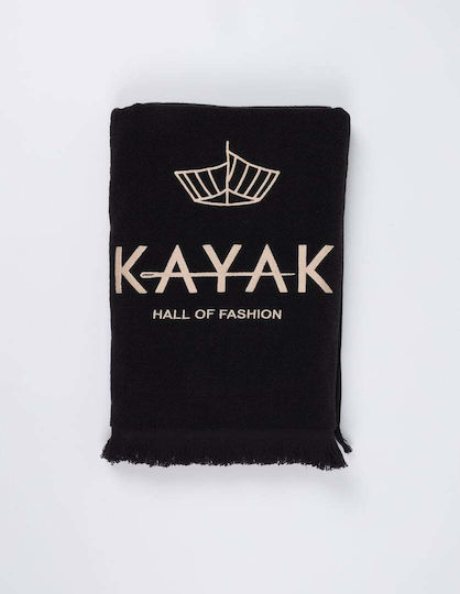 Kayak Beach Towel Black