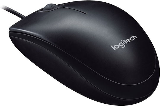 Logitech M90 (910-001793) Ενσύρματο Ποντίκι Dark Grey