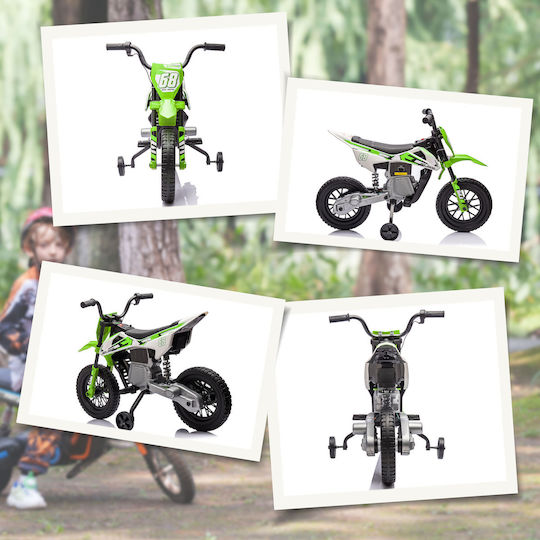 Kids Motorbike Inspired Electric 12 Volt Green