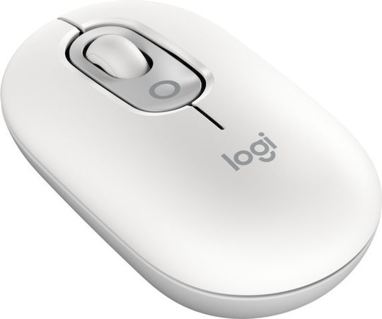 Logitech POP Emoji Kabellos Bluetooth Maus Off-White
