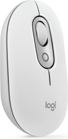 Logitech POP Emoji Kabellos Bluetooth Maus Off-White
