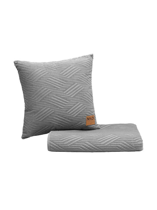 Madi Μαξιλάρι Καναπέ Desert Grey 45x45εκ.