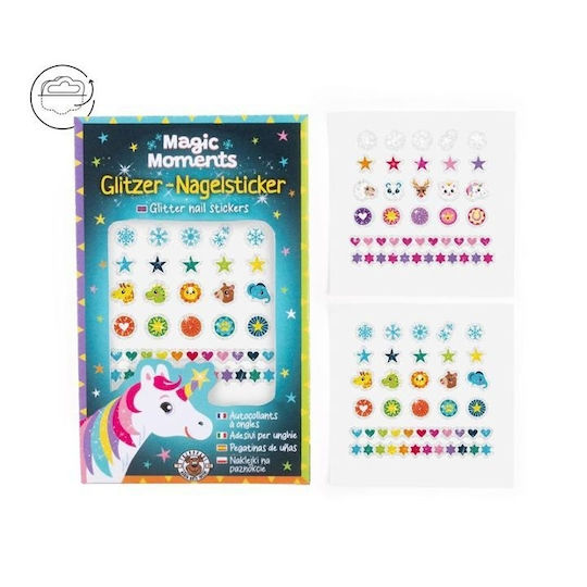 Autocolante de Iarnă Magică pentru Unghii 44 buc Trendhaus Momente Magice