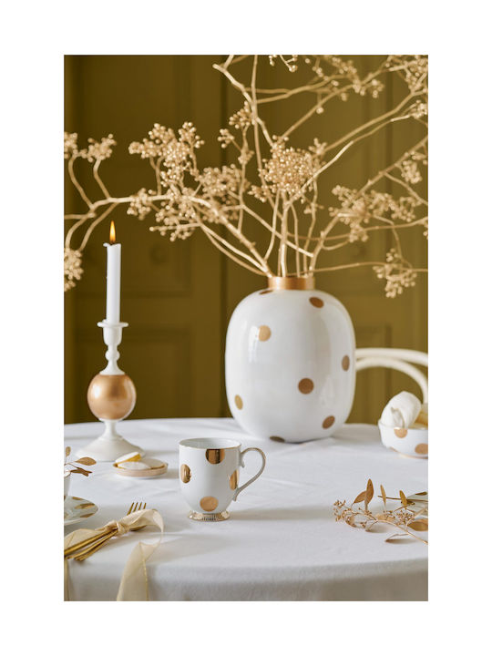 PiP Studio Delight Κούπα από Πορσελάνη Χρυσή 350ml