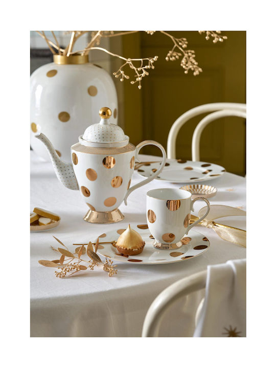 PiP Studio Delight Κούπα από Πορσελάνη Χρυσή 350ml
