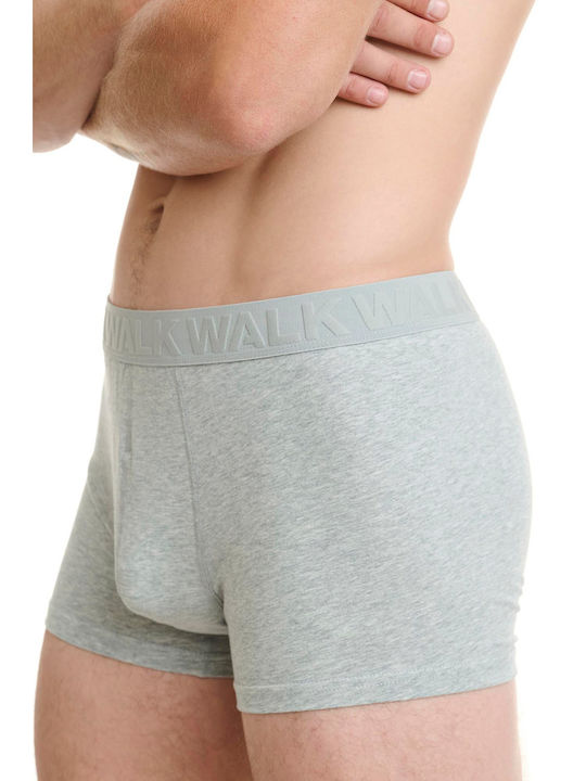 Walk Men's Boxers Anthracite-Light Grey 2Pack