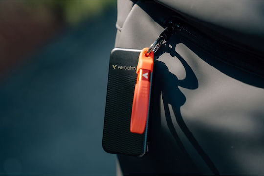 Verbatim Pocket USB 3.2 External SSD 1TB M.2 Black / Red