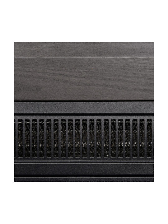 HomCom Επιδαπέδιο Ηλεκτρικό Τζάκι 1800W 96.5x22cm Γκρι