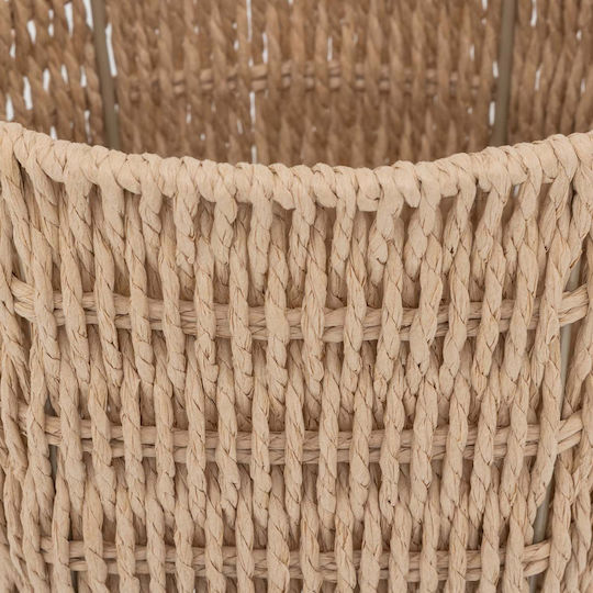 5Five Καλάθι Αποθήκευσης Μπεζ 23.5x23.5x25cm